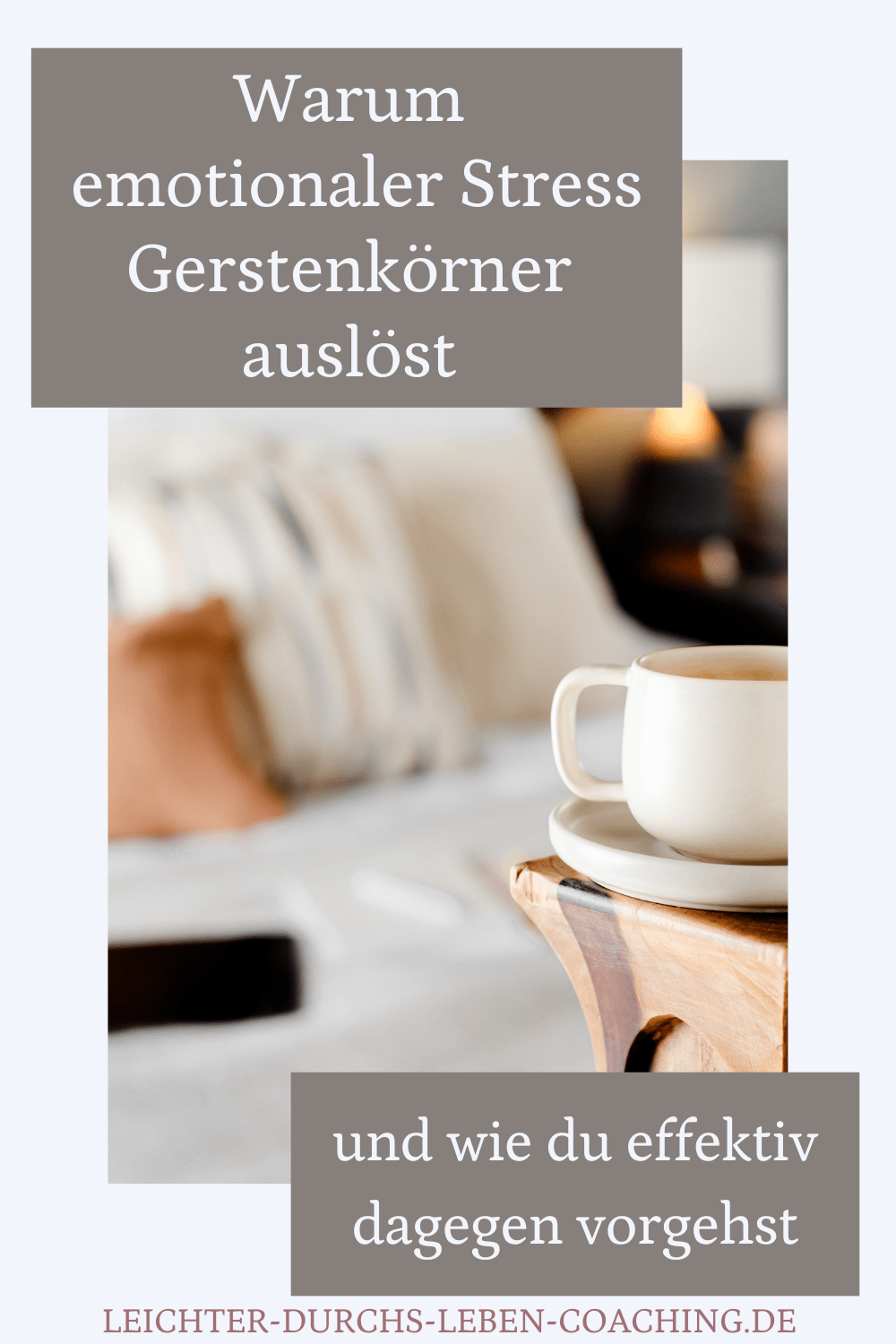 Gerstenkorn und emotionaler Stress