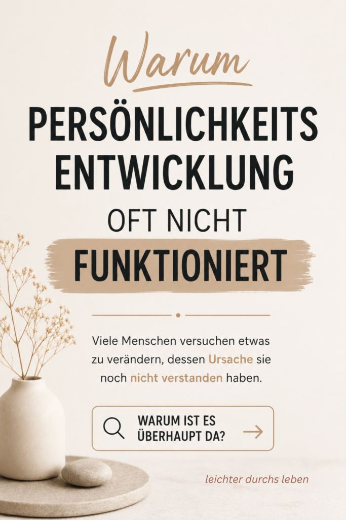 Persönlichkeitsentwicklung verstehen