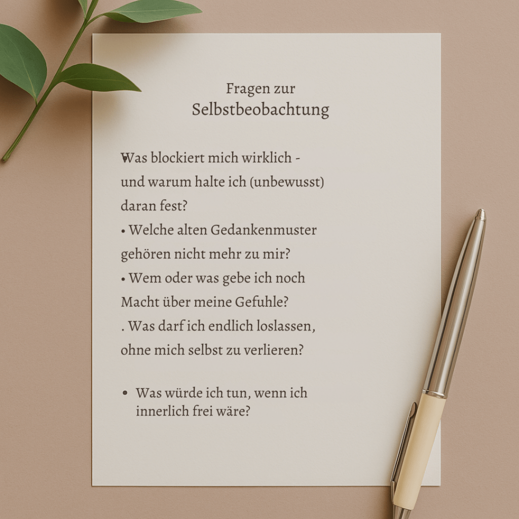 Frei von inneren Blockaden