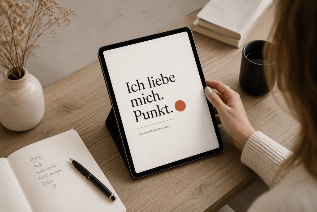 Ich liebe mich. Punkt.