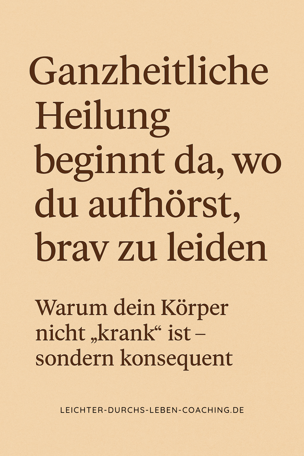 Ganzheitliche Heilung verstehen